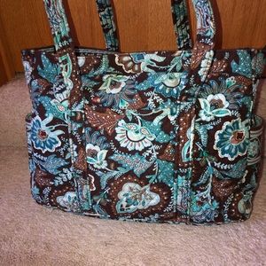 Vera Bradley Java Blue Tote.